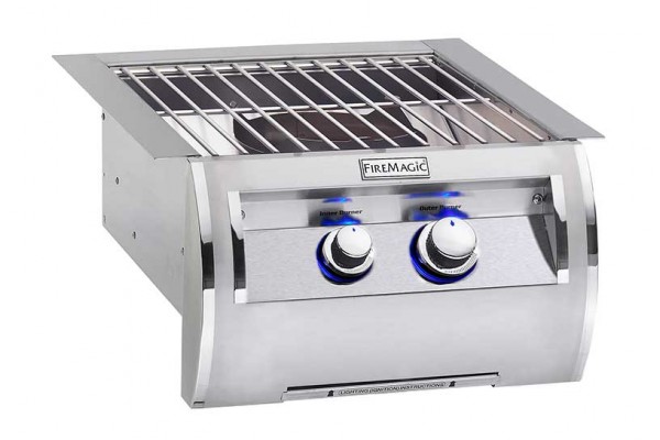 Fire Magic Echelon Diamond Series Power Burner With Stainless Steel Cooking Grid, Natural Fire Magic Echelon Diamond Series Power Burner With Stainless Steel Cooking Grid, Natural