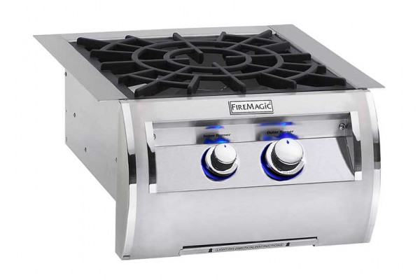 Fire Magic Echelon Diamond Series Power Burner With Porcelain Cast Iron Cooking Grid Fire Magic Echelon Diamond Series Power Burner With Porcelain Cast Iron Cooking Grid