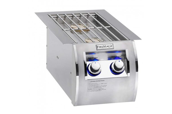 Fire Magic Echelon Diamond Double Side Burner, Propane Fire Magic Echelon Diamond Double Side Burner, Propane