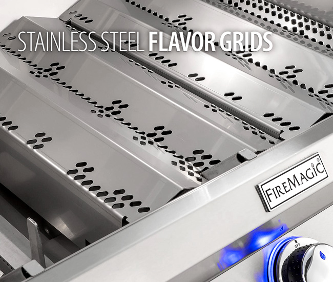 Fire Magic 30-inch Aurora Built-In Gas Grill | 2 Main Burners