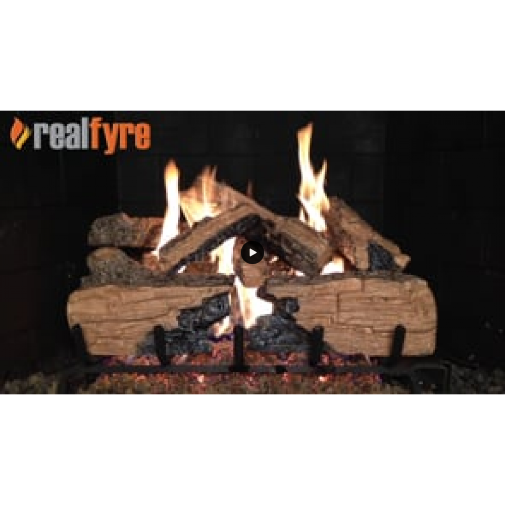 Real Fyre Charred Split Gas Logs Only Real Fyre Charred Split Gas Logs Only