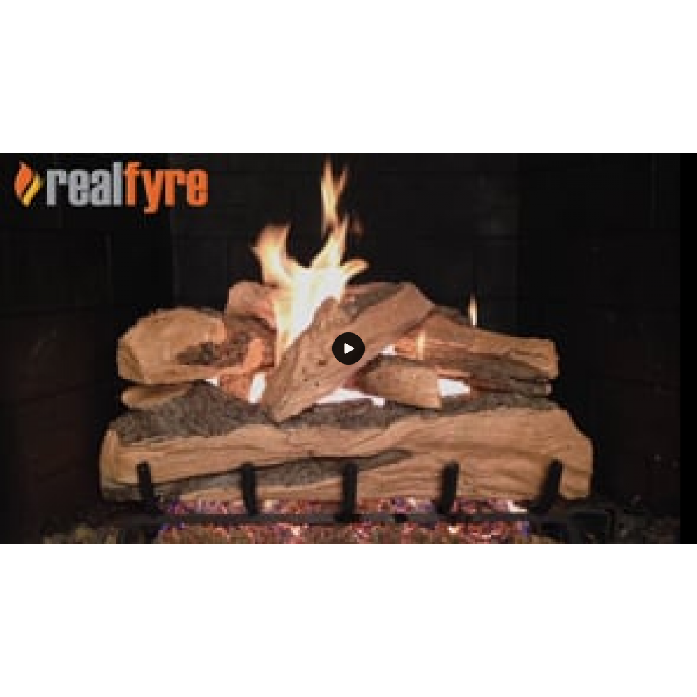 Real Fyre Split Oak Designer Plus Gas Logs Only Real Fyre Split Oak Designer Plus Gas Logs Only