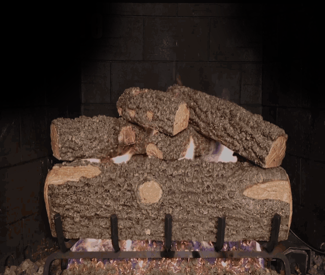 Real Fyre Outdoor Woodland Oak Vented Gas Log Set