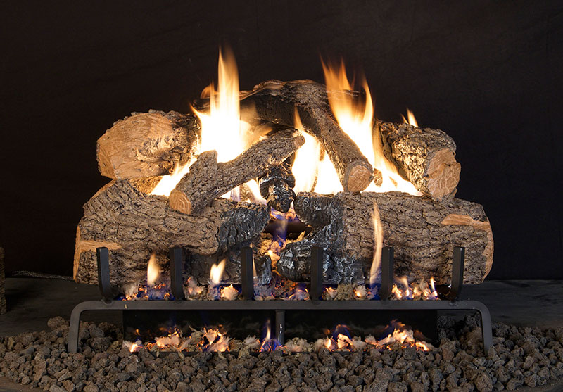 Real Fyre Charred Angel Oak Logs Compatible with G31 Burner