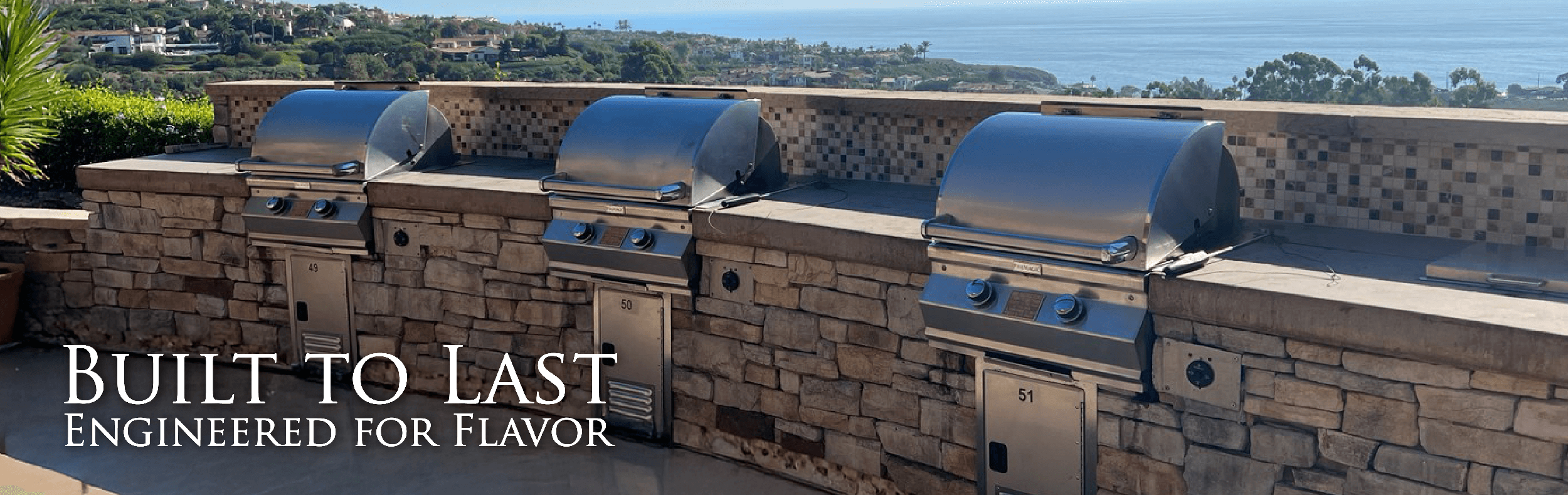 outside marriott grills by fireplace and grill